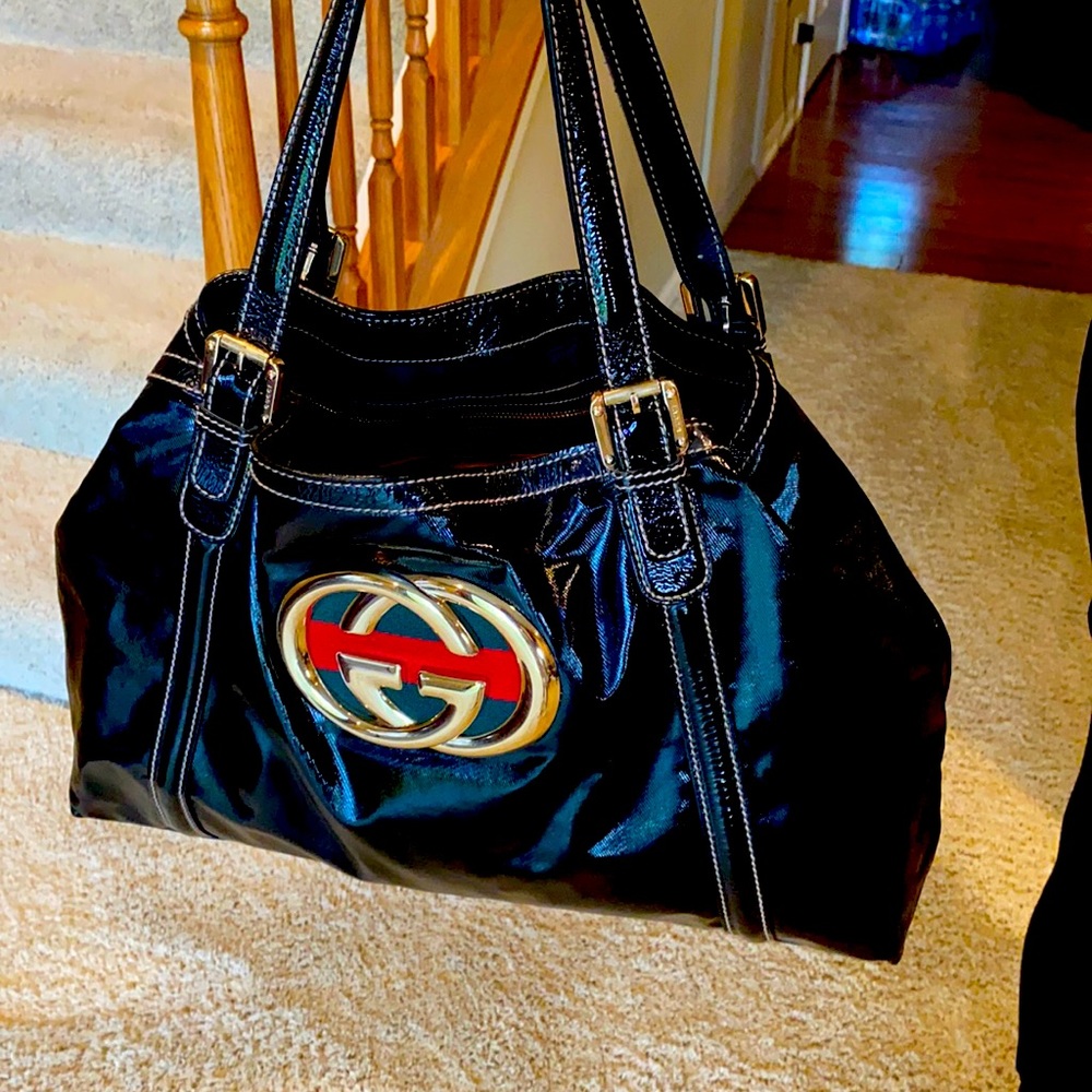 Vintage Authentic Gucci
Dialux Medium Britt Tote